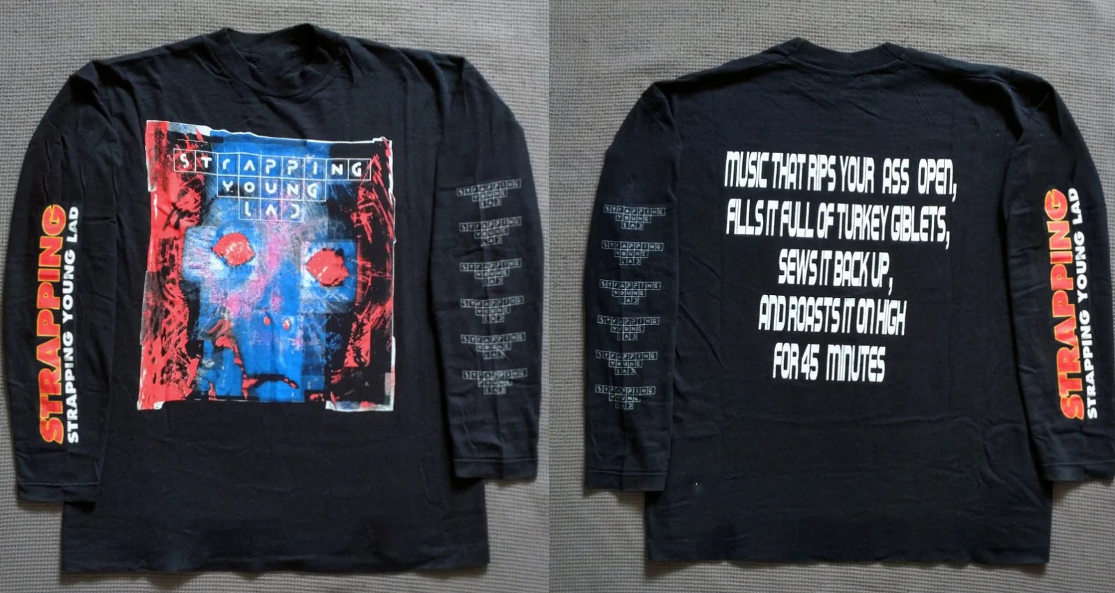 Rare Strapping Young Lad Band Devin Townsend Long Sleeve S to 5XL 2F1376 Unisex T-shirt, Sweatshirt, Hoodie, Long Sleeve Tee - T-Shirt, Sweatshirt, Hoodie
