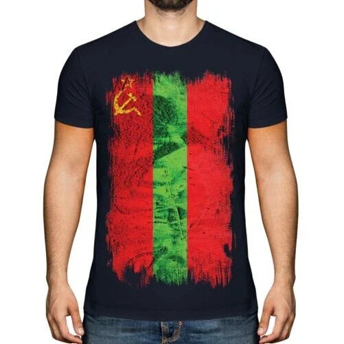 Transnistria Grunge Flagge Herren T-Shirt Geschenk Bekleidung Trikot Unisex T-shirt, Sweatshirt, Hoodie, Long Sleeve Tee - T-Shirt, Sweatshirt, Hoodie
