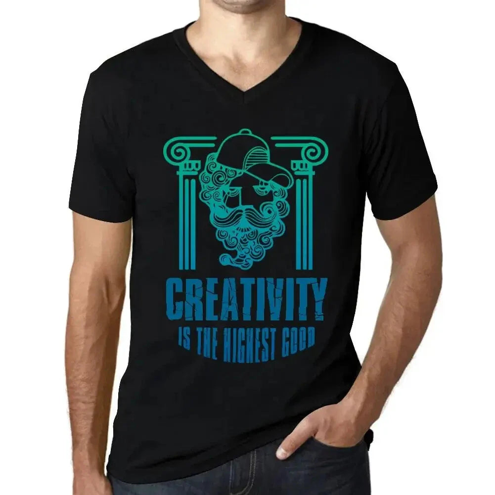 Mens Graphic T-Shirt V-Neck Creativity Is The Highest Good - Creativity Unisex T-shirt, Sweatshirt, Hoodie, Long Sleeve Tee - T-Shirt, Sweatshirt, Hoodie