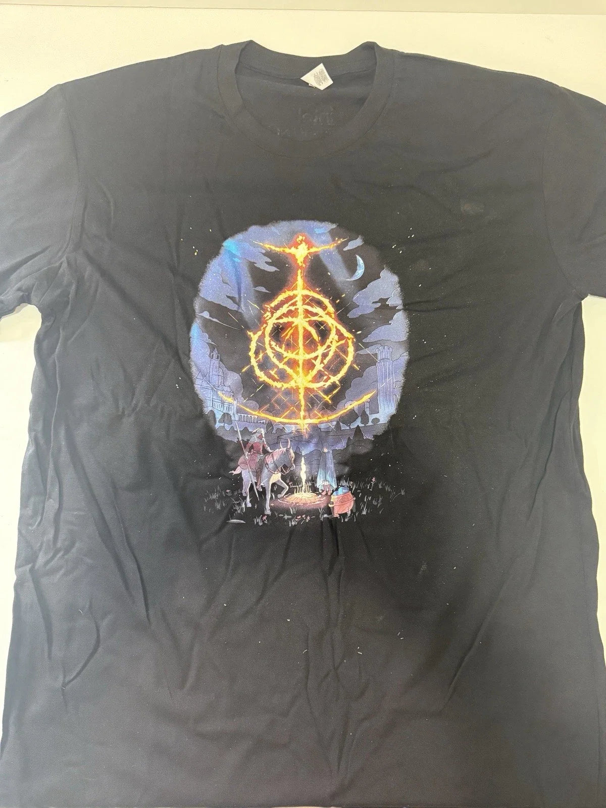 Intel Elden Ring T-Shirt Small Black 100% Cotton Soft And Comfy - New Unisex T-shirt, Sweatshirt, Hoodie, Long Sleeve Tee - T-Shirt, Sweatshirt, Hoodie