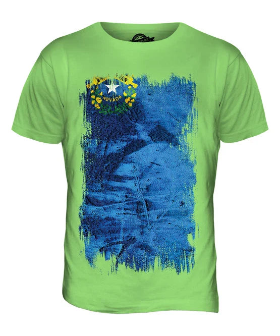 STATE NEVADA GRUNGE FLAG MENS T-SHIRT TEE SHIRT XS S M L XL 2XL 3XL Unisex T-shirt, Sweatshirt, Hoodie, Long Sleeve Tee - T-Shirt, Sweatshirt, Hoodie