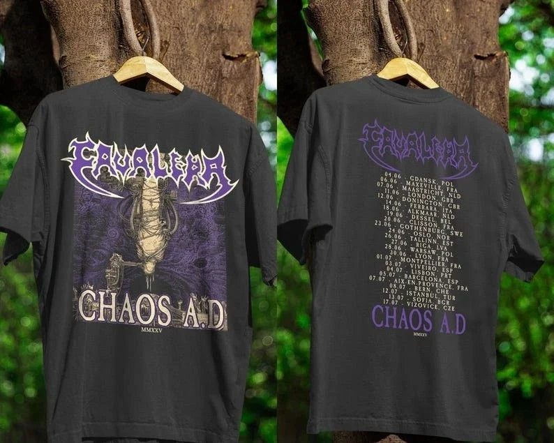 Cavalera Tour 2026 T-Shirt, Rock Band Tee Unisex T-shirt, Sweatshirt, Hoodie, Long Sleeve Tee - T-Shirt, Sweatshirt, Hoodie