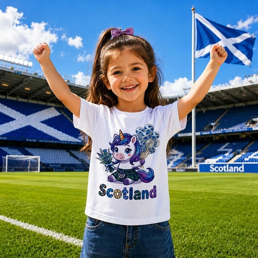 Scotland Unicorn T Shirt, Scottish Cute Animal Gift Unisex T-shirt, Sweatshirt, Hoodie, Long Sleeve Tee - T-Shirt, Sweatshirt, Hoodie