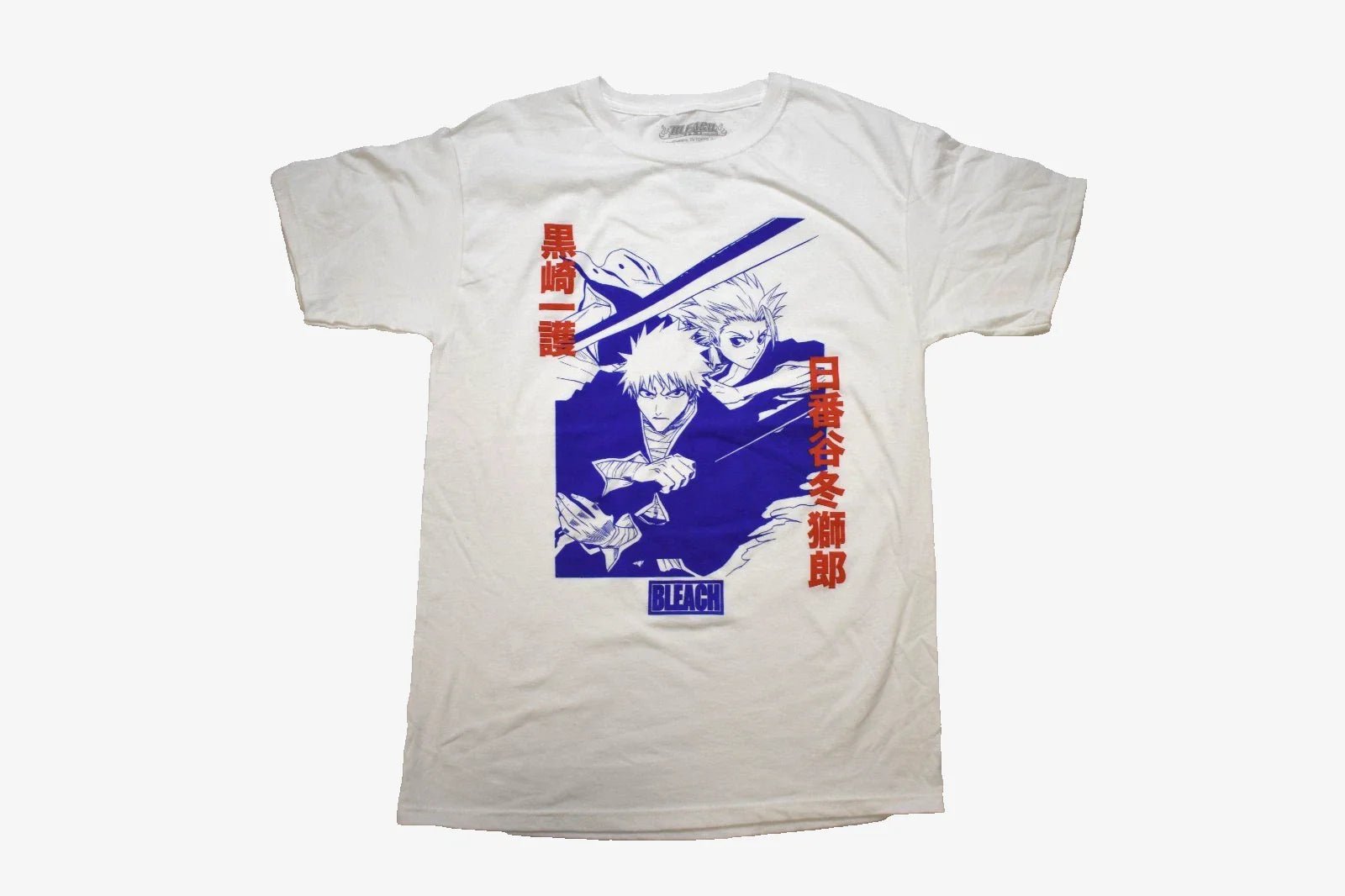 Bleach Anime Series Ichigo & Toshiro Kanji White Mens Shirt New XS, S, M, 3XL Unisex T-shirt, Sweatshirt, Hoodie, Long Sleeve Tee - T-Shirt, Sweatshirt, Hoodie