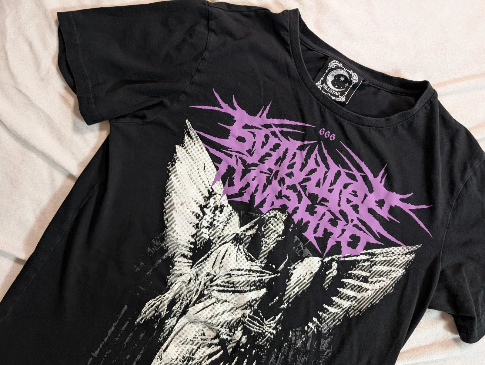Killstar The Future is Uncertain Short Sleeve Black Graphic T-Shirt Large Unisex T-shirt, Sweatshirt, Hoodie, Long Sleeve Tee - T-Shirt, Sweatshirt, Hoodie