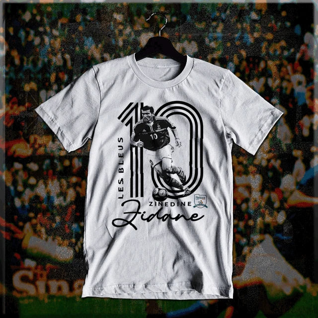 Soccer t-shirt Zidane Retro Football Legend World Cup, Zizou French No10 new tee Unisex T-shirt, Sweatshirt, Hoodie, Long Sleeve Tee - T-Shirt, Sweatshirt, Hoodie