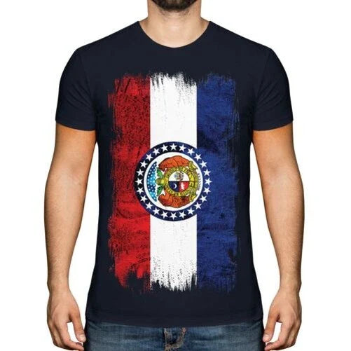 Missouri Zustand Grunge Flagge Herren T-Shirt Missourian Hemd Jersey Geschenk Unisex T-shirt, Sweatshirt, Hoodie, Long Sleeve Tee - T-Shirt, Sweatshirt, Hoodie