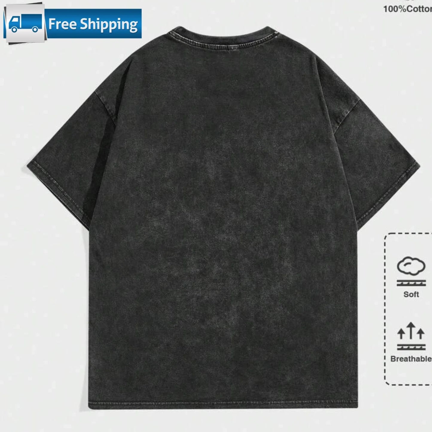 Washed T-Shirt Round Neck Short Sleeve 2000s Style Casual Street Life T-Shirts Unisex T-shirt, Sweatshirt, Hoodie, Long Sleeve Tee - T-Shirt, Sweatshirt, Hoodie
