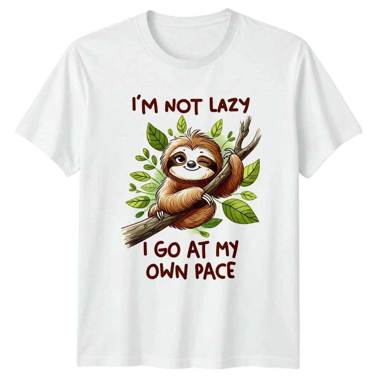 Im Not Lazy I Go At T-Shirt Sloth Animal Birthday Gift For Him And Her Unisex T-shirt, Sweatshirt, Hoodie, Long Sleeve Tee - T-Shirt, Sweatshirt, Hoodie