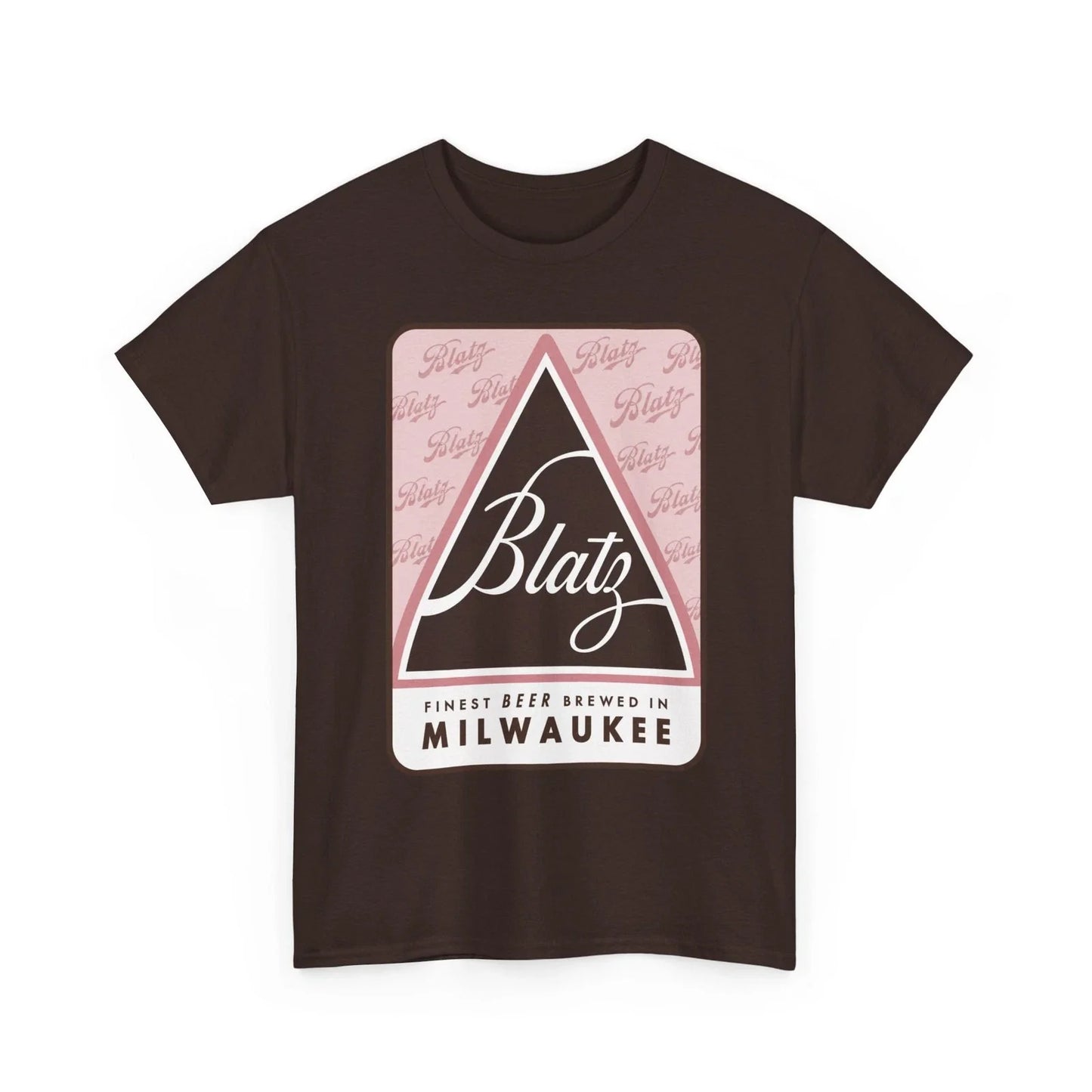 Blatz Finest Beer Brewed In Milwaukee WI Pink Retro 1950s Breweriana T-Shirt Unisex T-shirt, Sweatshirt, Hoodie, Long Sleeve Tee - T-Shirt, Sweatshirt, Hoodie