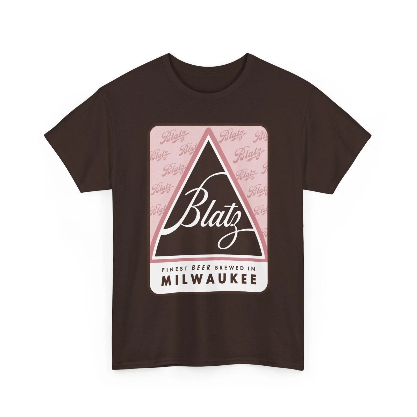 Blatz Finest Beer Brewed In Milwaukee WI Pink Retro 1950s Breweriana T-Shirt Unisex T-shirt, Sweatshirt, Hoodie, Long Sleeve Tee - T-Shirt, Sweatshirt, Hoodie