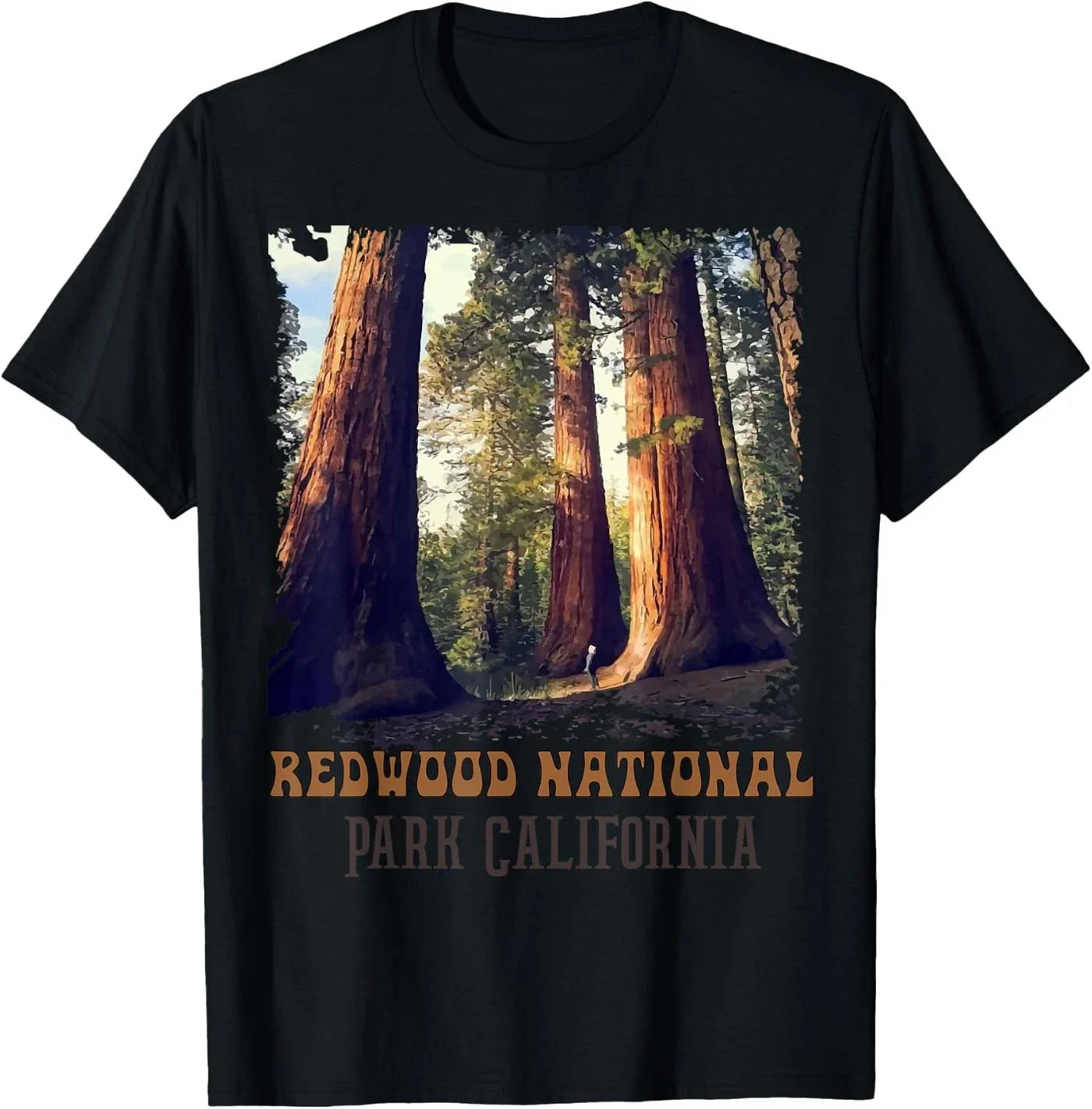 Humboldt Redwoods Retro US California State Vintage Parks T-Shirt Unisex T-shirt, Sweatshirt, Hoodie, Long Sleeve Tee - T-Shirt, Sweatshirt, Hoodie