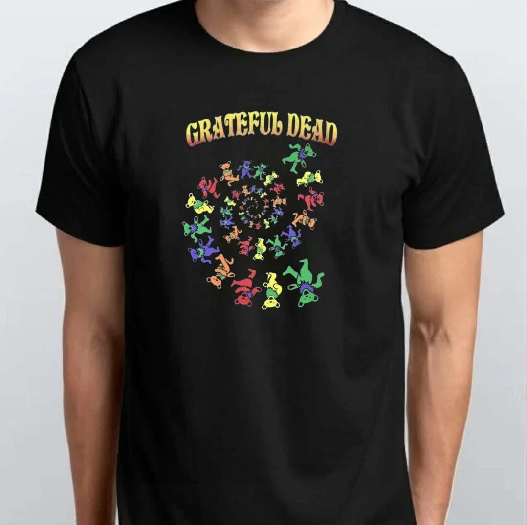 Grateful Dead - The Cartoon Bear Unisex T-SHIRT S M L XL XXL 3 4 XL Black White Unisex T-shirt, Sweatshirt, Hoodie, Long Sleeve Tee - T-Shirt, Sweatshirt, Hoodie