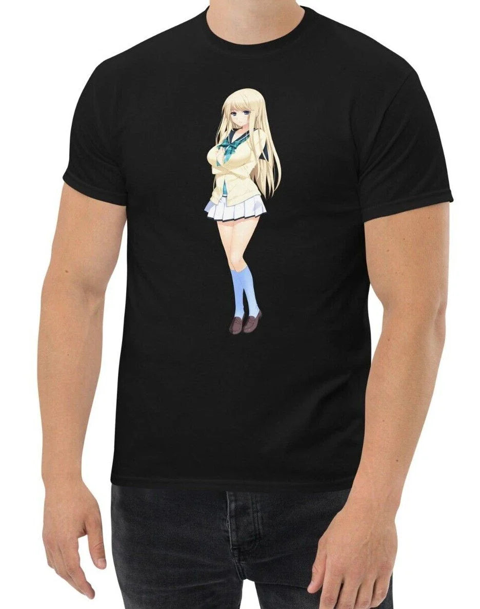 New Japanese Waifu Manga Anime Kawaii Men's T Shirt S-3XL Assorted Colors Unisex T-shirt, Sweatshirt, Hoodie, Long Sleeve Tee - T-Shirt, Sweatshirt, Hoodie