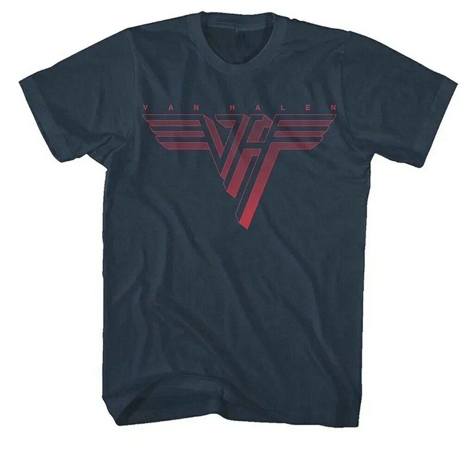 HOT!Van Halen T Shirt Classic Logo Blue T Shirt, Size S to 5XL Unisex T-shirt, Sweatshirt, Hoodie, Long Sleeve Tee - T-Shirt, Sweatshirt, Hoodie