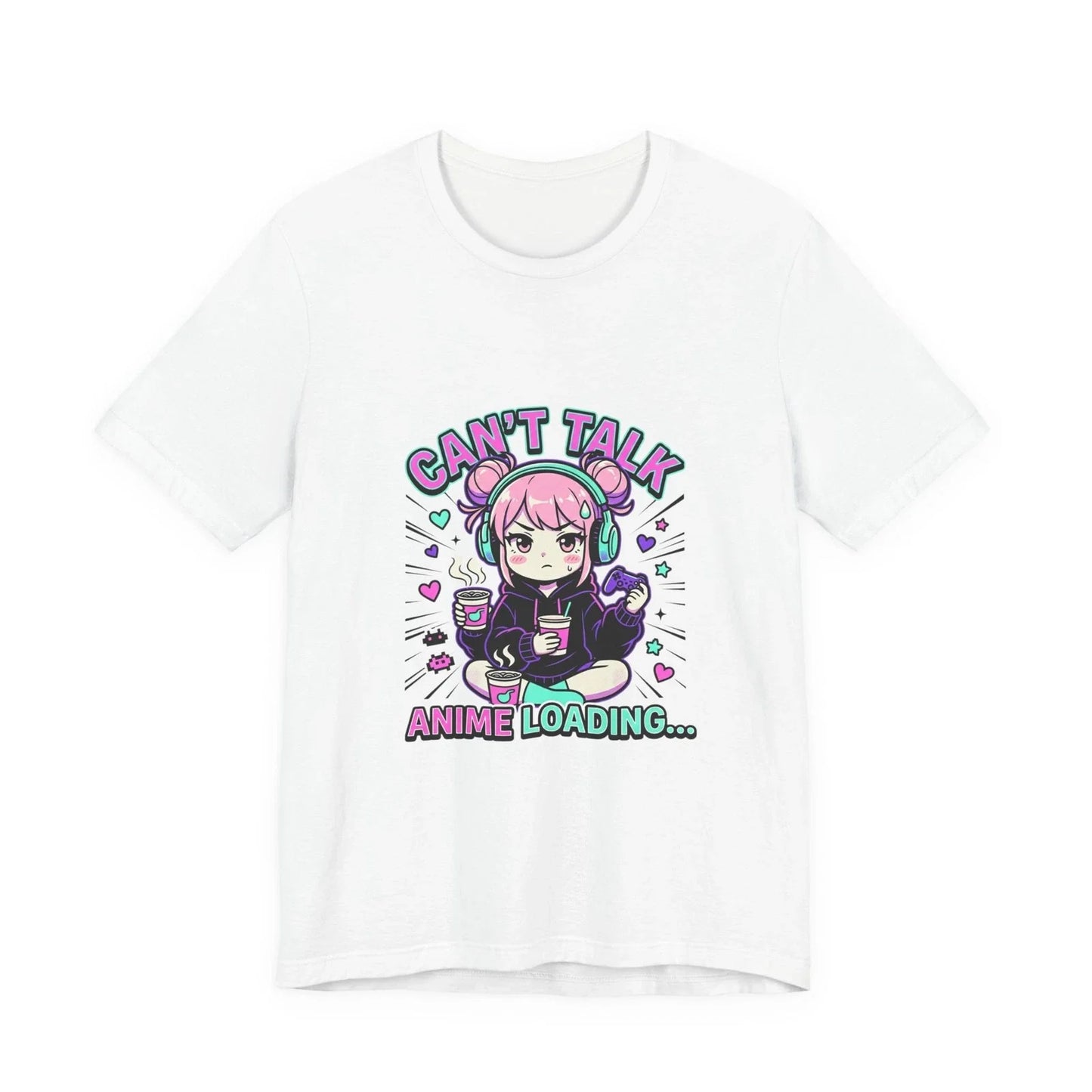 Anime Loading Chibi Gamer Tee | anime aesthetic, kawaii Unisex T-shirt, Sweatshirt, Hoodie, Long Sleeve Tee - T-Shirt, Sweatshirt, Hoodie