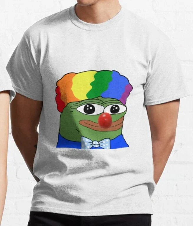 Clown Pepe Frog T shirt | Funny | Internet Meme | y2k Unisex T-shirt, Sweatshirt, Hoodie, Long Sleeve Tee - T-Shirt, Sweatshirt, Hoodie