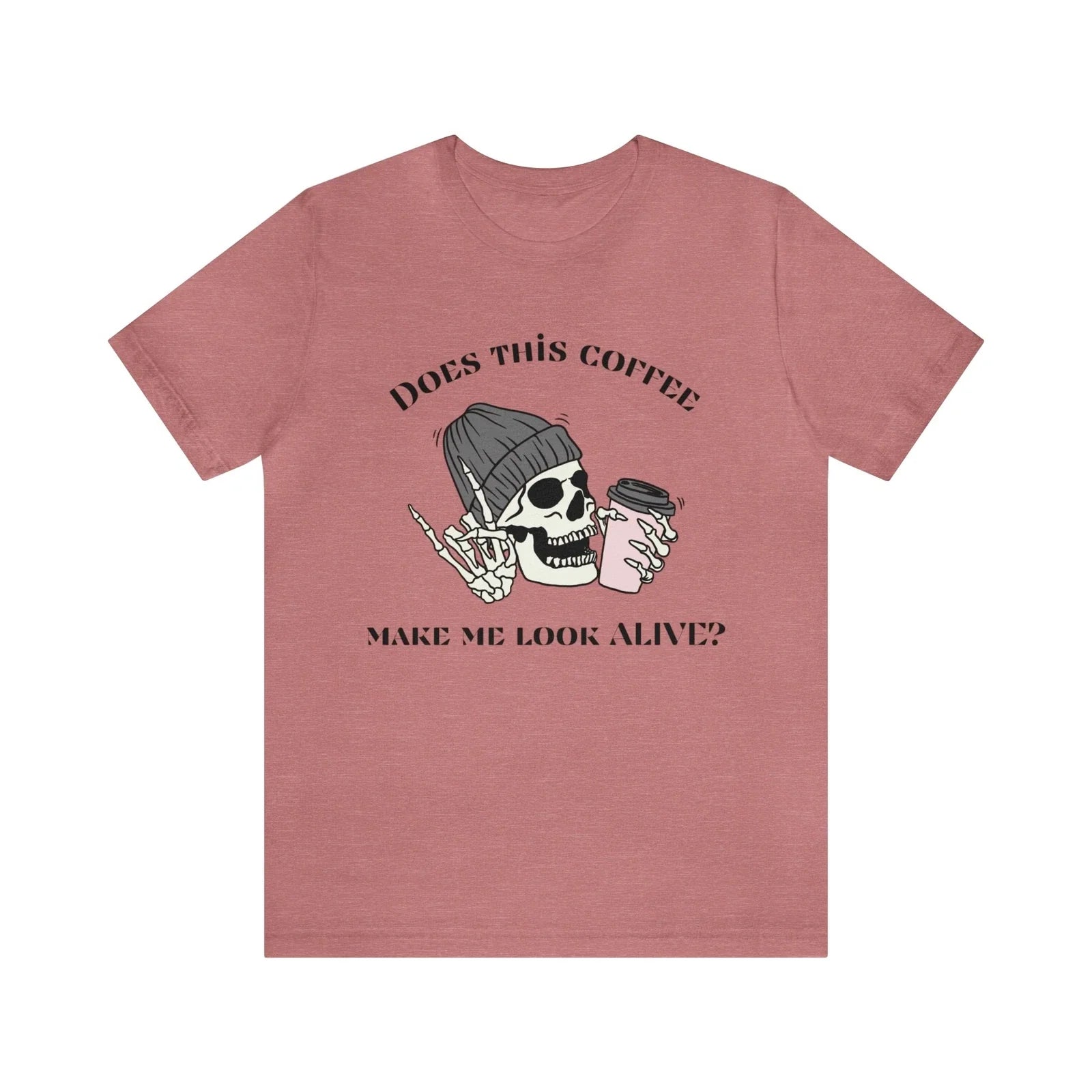 Funny Coffee Shirts - Skeleton - Caffeine - Unisex Jersey Short Sleeve Tee Unisex T-shirt, Sweatshirt, Hoodie, Long Sleeve Tee - T-Shirt, Sweatshirt, Hoodie