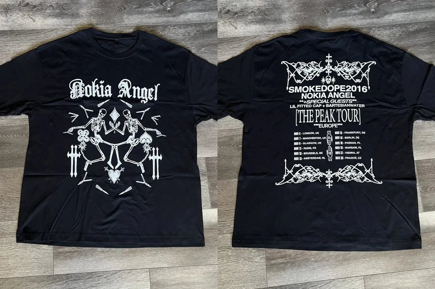 Nokia Angel Smokedope2016 2016Lyfe Europe The Peak Tour T-shirt Unisex T-shirt, Sweatshirt, Hoodie, Long Sleeve Tee - T-Shirt, Sweatshirt, Hoodie