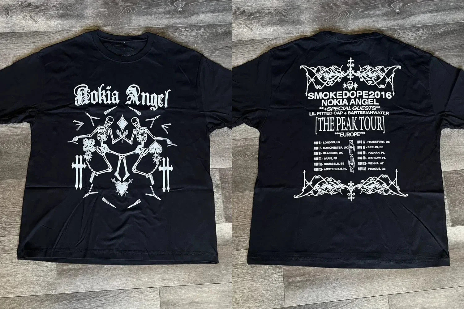 Nokia Angel Smokedope2016 2016Lyfe Europe The Peak Tour T-shirt Unisex T-shirt, Sweatshirt, Hoodie, Long Sleeve Tee - T-Shirt, Sweatshirt, Hoodie