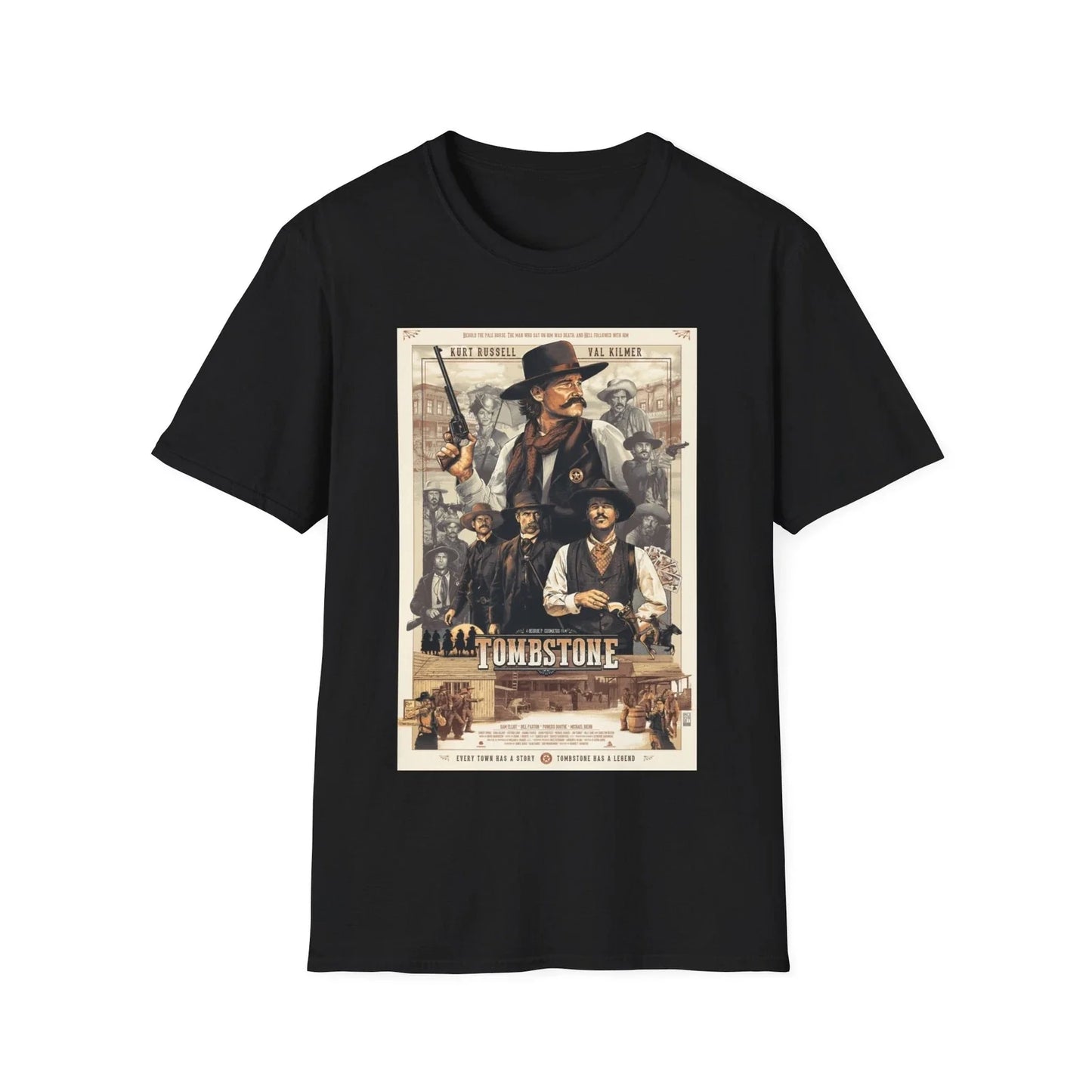Tombstone Movie Poster 1993 T-Shirt Unisex T-shirt, Sweatshirt, Hoodie, Long Sleeve Tee - T-Shirt, Sweatshirt, Hoodie