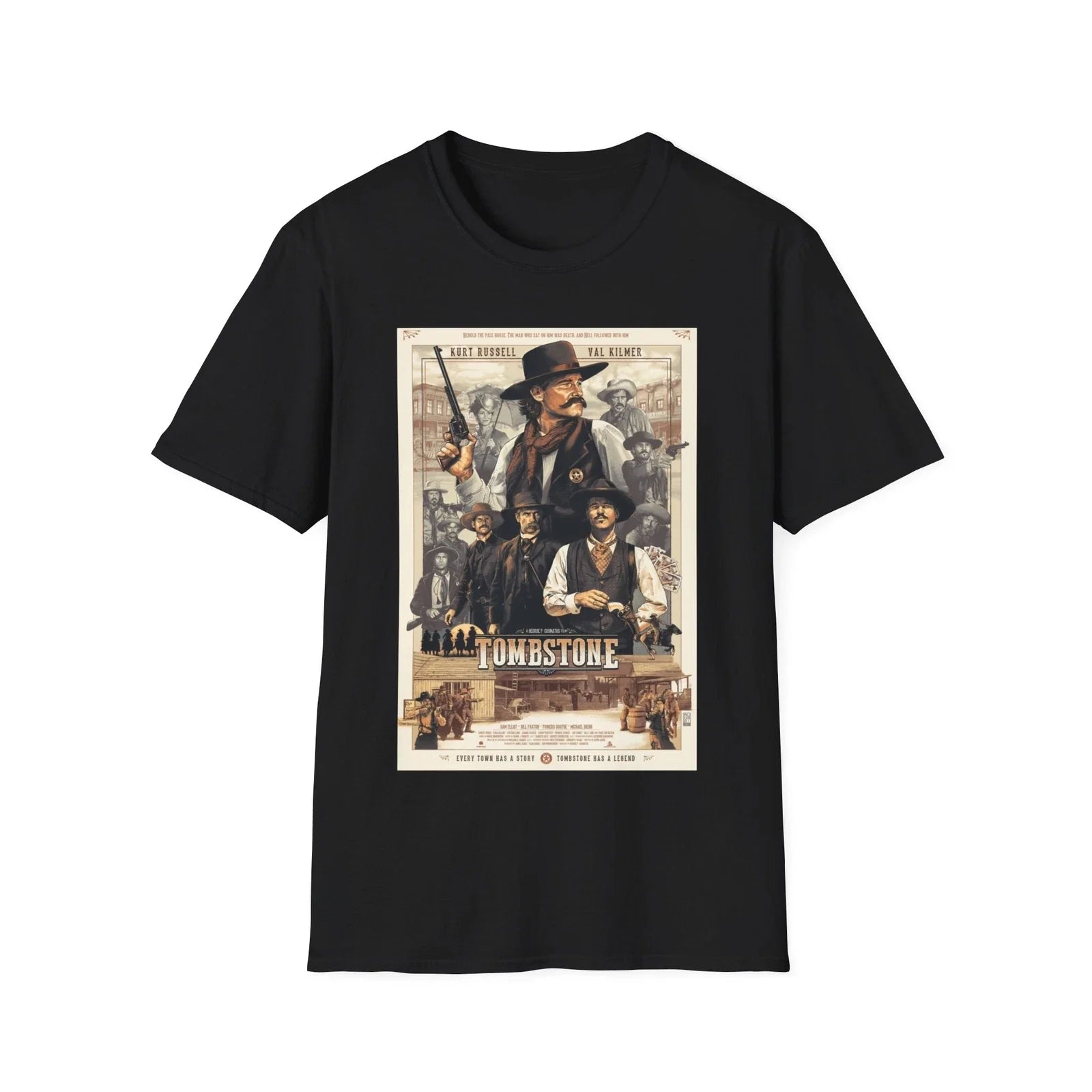 Tombstone Movie Poster 1993 T-Shirt Unisex T-shirt, Sweatshirt, Hoodie, Long Sleeve Tee - T-Shirt, Sweatshirt, Hoodie