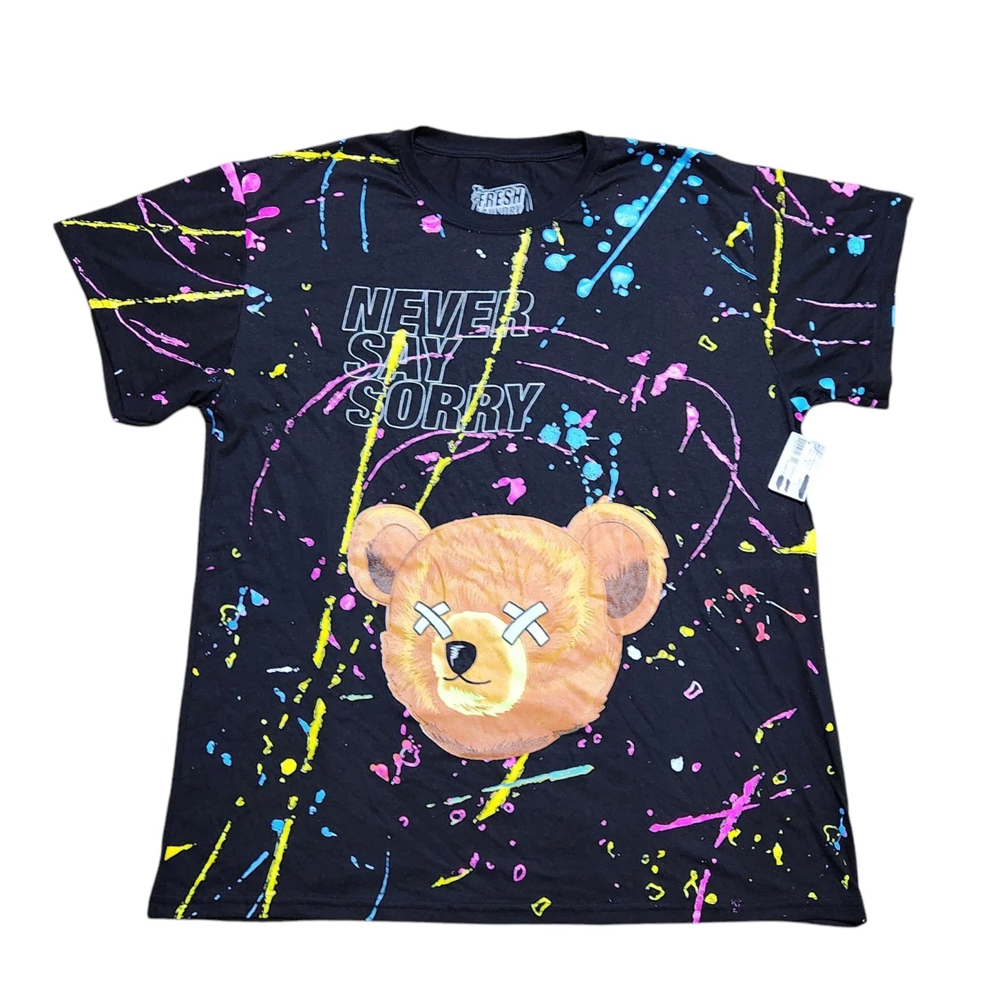 Fresh Laundry Black Savage Bear Shirt XL Men Graphic NWT Streetwear Unisex T-shirt, Sweatshirt, Hoodie, Long Sleeve Tee - T-Shirt, Sweatshirt, Hoodie