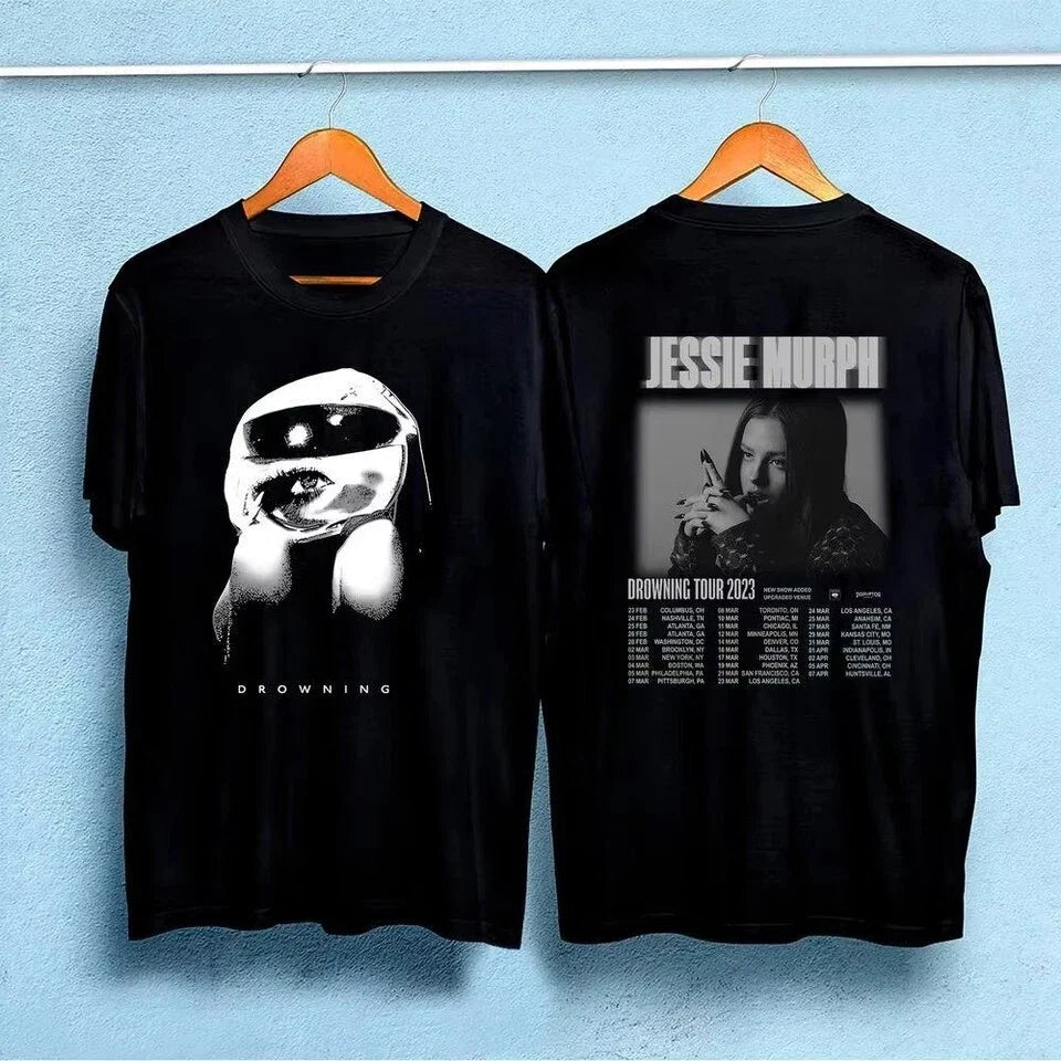 Jessie Murph Music Tour Black T-Shirt Cotton Full Size S-5XL Unisex T-shirt, Sweatshirt, Hoodie, Long Sleeve Tee - T-Shirt, Sweatshirt, Hoodie