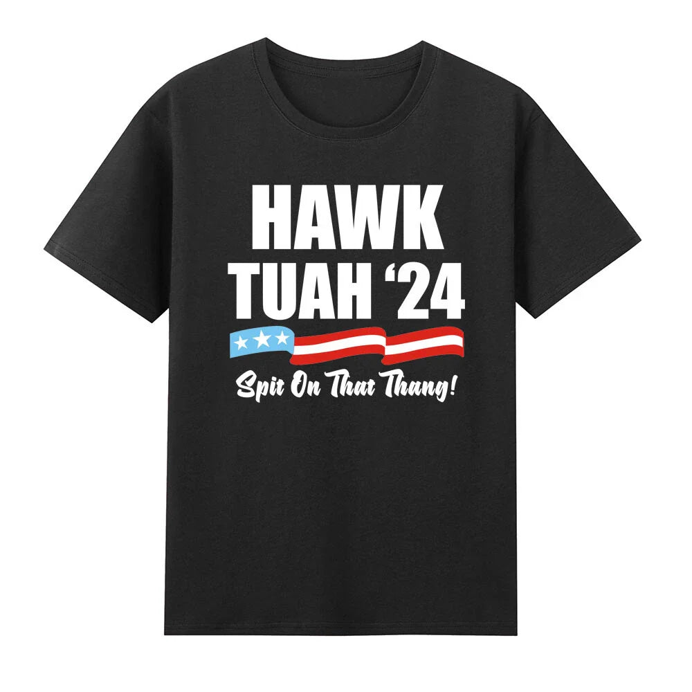 Hawk Tuah '24 Spit On That Thang 2024 Funny Quote Saying Gift Tee Men's T-Shirt Unisex T-shirt, Sweatshirt, Hoodie, Long Sleeve Tee - T-Shirt, Sweatshirt, Hoodie