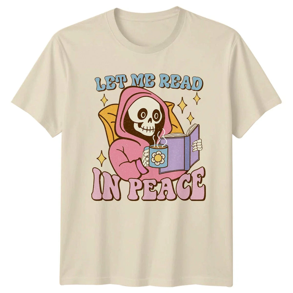 Let Me Read In Peace T-Shirt Introvert Humor Reading Birthday Unisex T-shirt, Sweatshirt, Hoodie, Long Sleeve Tee - T-Shirt, Sweatshirt, Hoodie