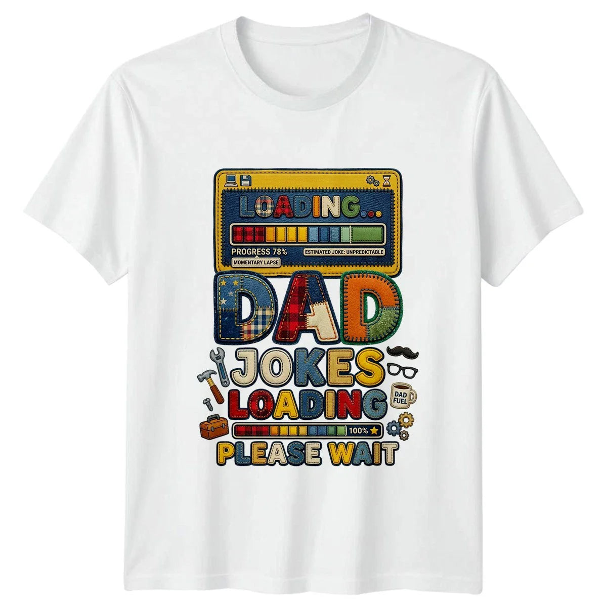 Dad Jokes Loading Please Wait Mens T-Shirt Dad Jokes Parenting Fathers Day Unisex T-shirt, Sweatshirt, Hoodie, Long Sleeve Tee - T-Shirt, Sweatshirt, Hoodie