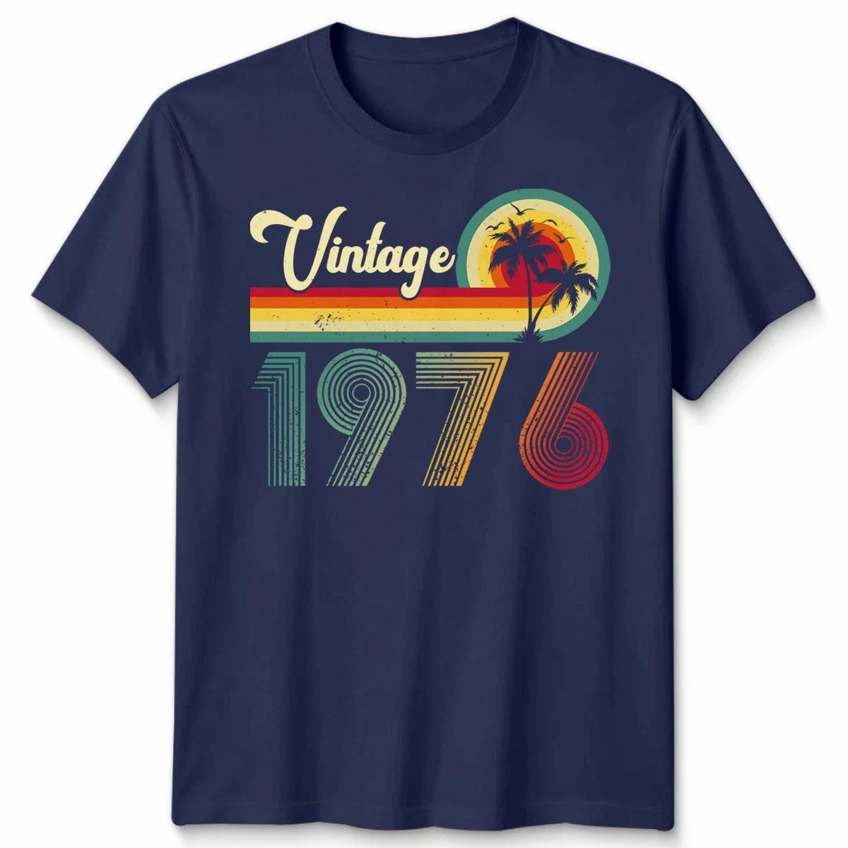 Vintage 1976 50th Birthday Unisex T Shirt Gift Tee For Women Mum Grandpa Unisex T-shirt, Sweatshirt, Hoodie, Long Sleeve Tee - T-Shirt, Sweatshirt, Hoodie