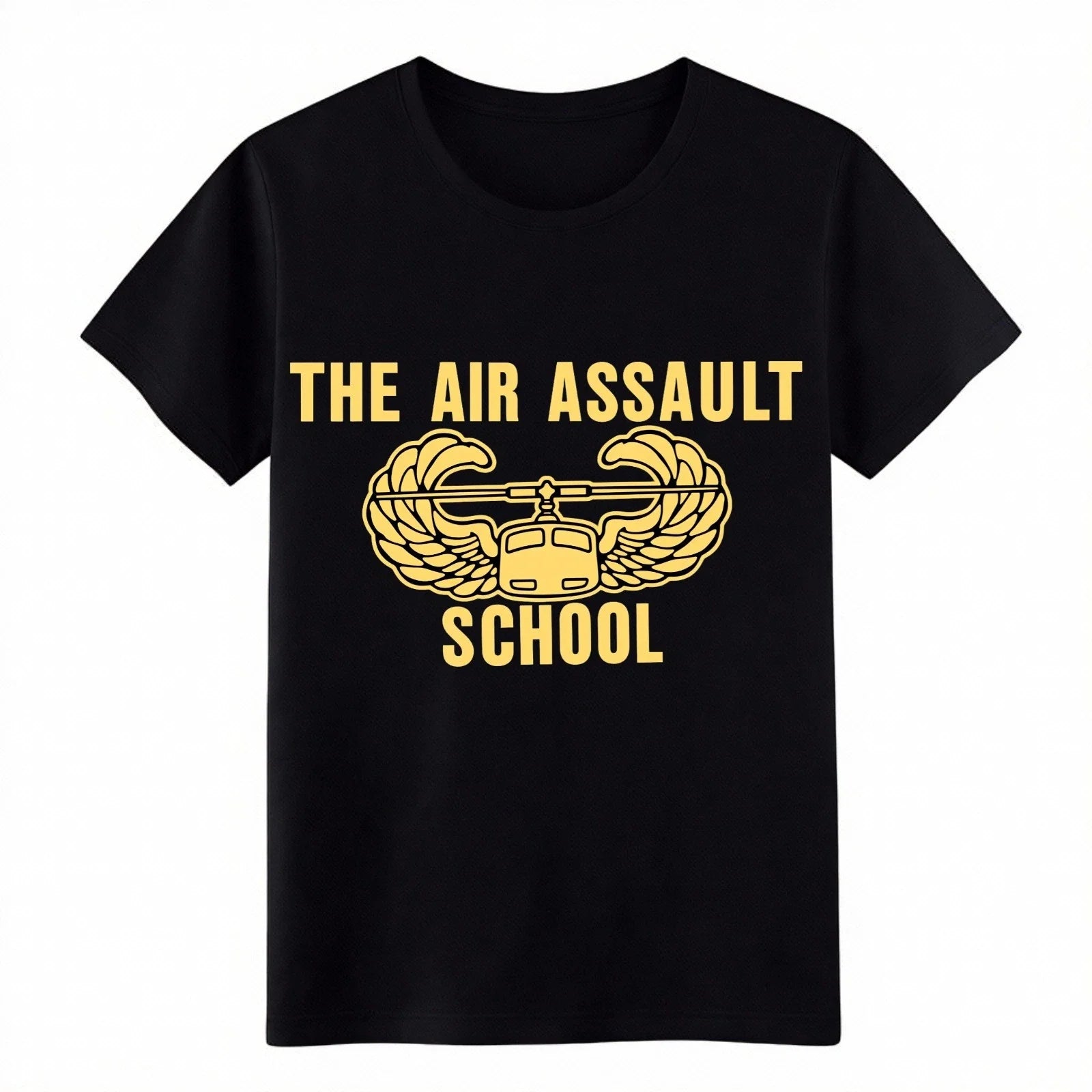 Unisex Veteran The Air Assault School Graphic T-Shirt,Military Helicopter Tee Unisex T-shirt, Sweatshirt, Hoodie, Long Sleeve Tee - T-Shirt, Sweatshirt, Hoodie