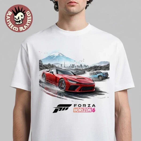 Forza Horizon 6 Game Cover Art T-Shirt Unisex T-shirt, Sweatshirt, Hoodie, Long Sleeve Tee - T-Shirt, Sweatshirt, Hoodie