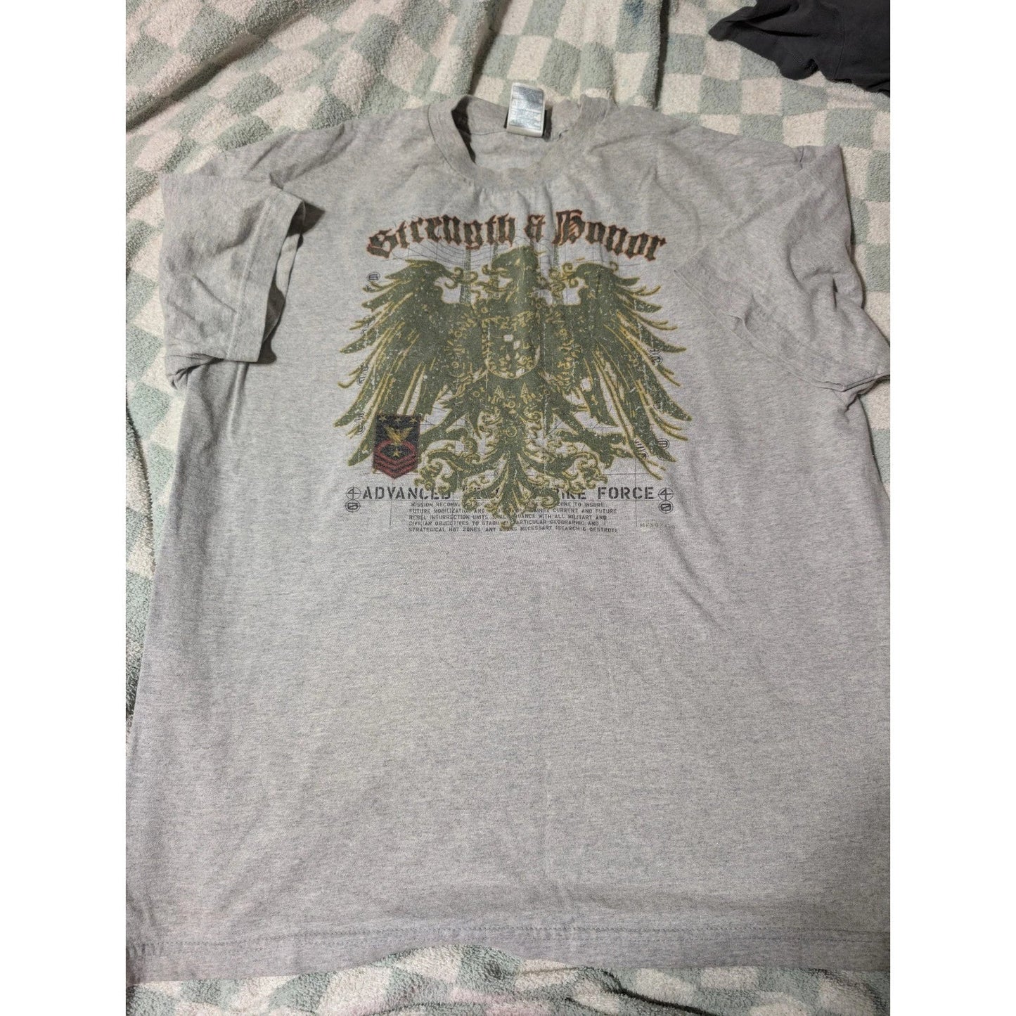 Strength & Honor Advanced Strike Force Graphic T-Shirt Adult Sz XL A2 Unisex T-shirt, Sweatshirt, Hoodie, Long Sleeve Tee - T-Shirt, Sweatshirt, Hoodie