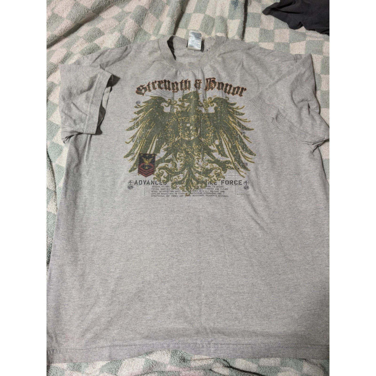 Strength & Honor Advanced Strike Force Graphic T-Shirt Adult Sz XL A2 Unisex T-shirt, Sweatshirt, Hoodie, Long Sleeve Tee - T-Shirt, Sweatshirt, Hoodie