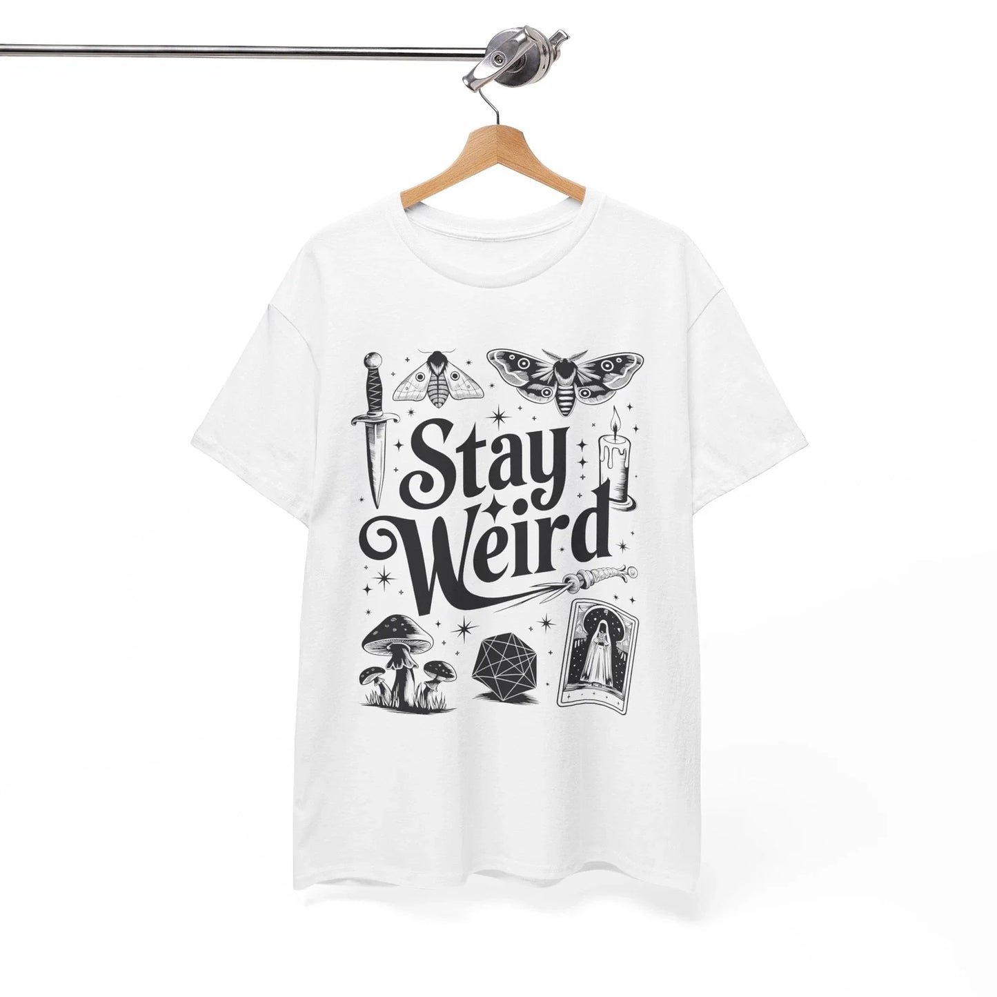 Funky & Fun T-Shirt | Stay Weird & Be Creative Tee | STAY WEIRD Shirt Unisex T-shirt, Sweatshirt, Hoodie, Long Sleeve Tee - T-Shirt, Sweatshirt, Hoodie