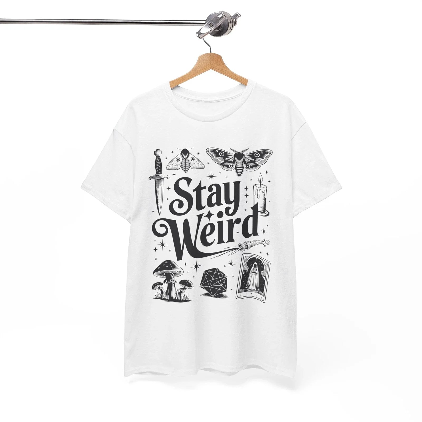 Funky & Fun T-Shirt | Stay Weird & Be Creative Tee | STAY WEIRD Shirt Unisex T-shirt, Sweatshirt, Hoodie, Long Sleeve Tee - T-Shirt, Sweatshirt, Hoodie