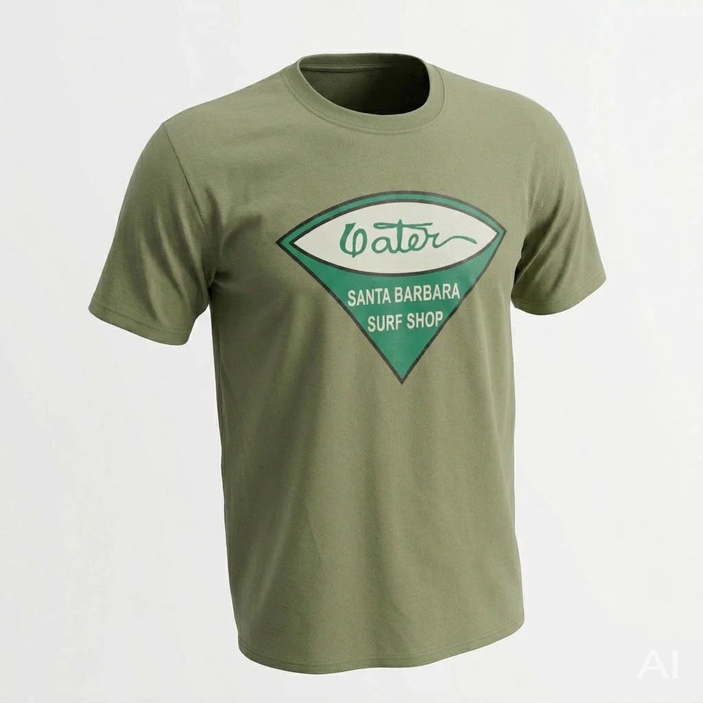 Santa Barbara Surf Shop Water T-Shirt. LT Col Kilgore in "Apocalypse Now" Vie... Unisex T-shirt, Sweatshirt, Hoodie, Long Sleeve Tee - T-Shirt, Sweatshirt, Hoodie