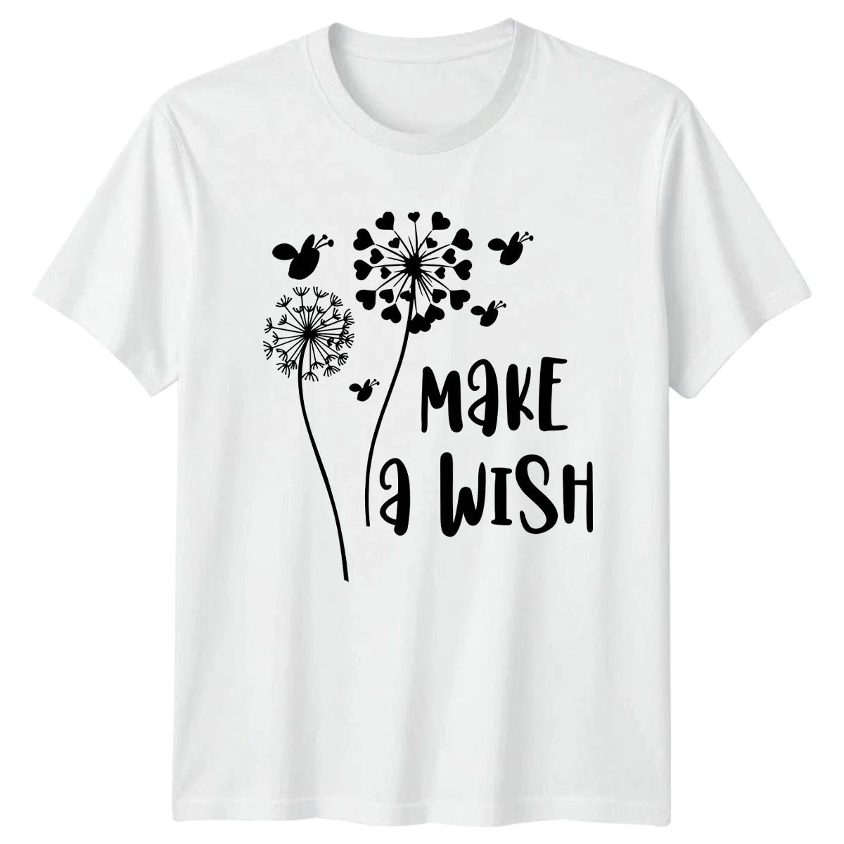 Make A Wish T-Shirt Nature Motivation Inspirational Birthday Gift For Him Her Unisex T-shirt, Sweatshirt, Hoodie, Long Sleeve Tee - T-Shirt, Sweatshirt, Hoodie