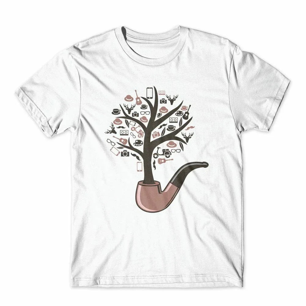 Pipe Tree Stylish T-Shirt 100% Cotton Premium Tee NEW Unisex T-shirt, Sweatshirt, Hoodie, Long Sleeve Tee - T-Shirt, Sweatshirt, Hoodie