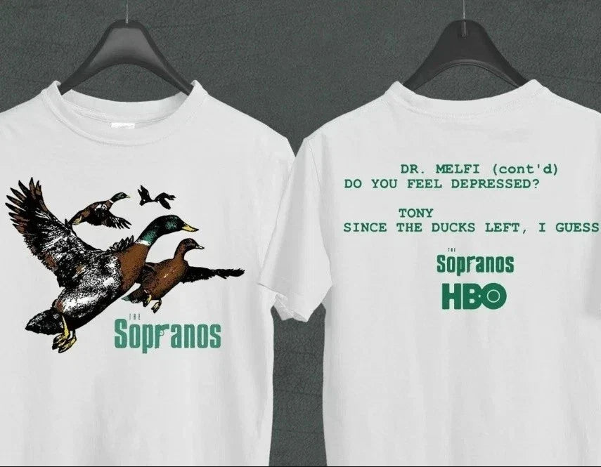 Ducks The Sopranos Shirt Fans Gift Size S-5XL Unisex T-shirt, Sweatshirt, Hoodie, Long Sleeve Tee - T-Shirt, Sweatshirt, Hoodie