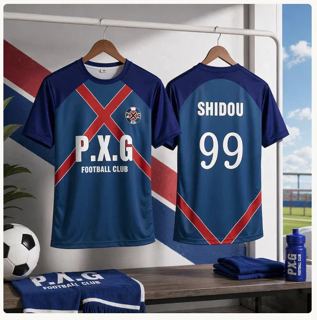 Anime Soccer Jersey Shirt, Blue Lock Football Jersey, Rin Shidou Cosplay Shirt Unisex T-shirt, Sweatshirt, Hoodie, Long Sleeve Tee - T-Shirt, Sweatshirt, Hoodie