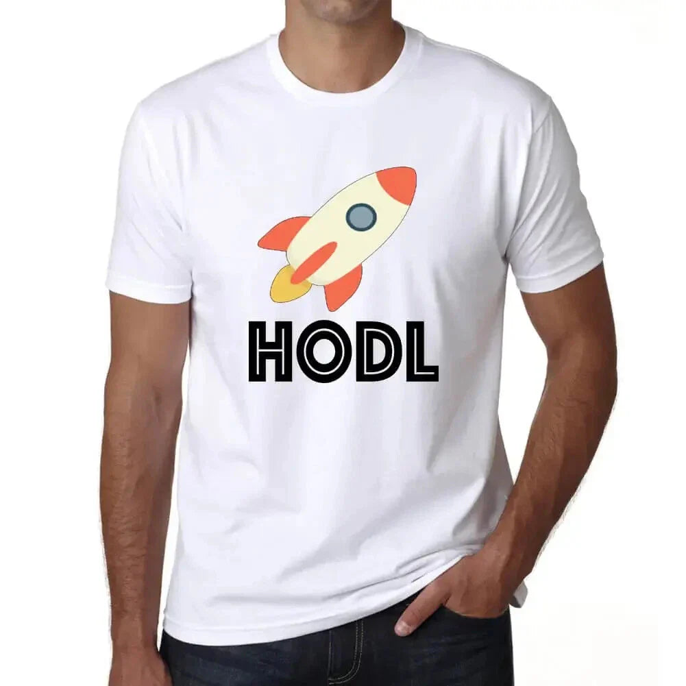 Men's Graphic T-Shirt Hodl To The Moon Crypto Funny Traders Eco-Friendly Limited Unisex T-shirt, Sweatshirt, Hoodie, Long Sleeve Tee - T-Shirt, Sweatshirt, Hoodie