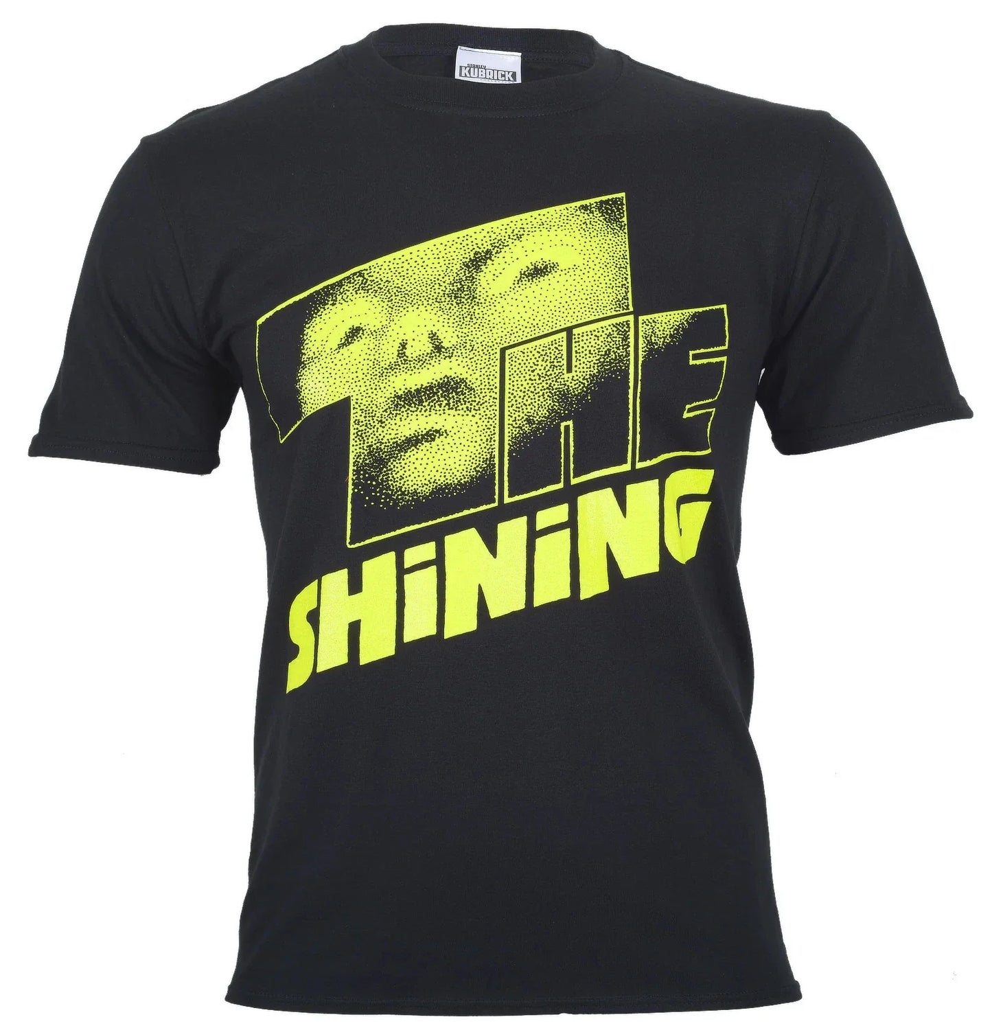 Official The Shining T Shirt Yellow Logo Classic Horror Movie New M XL Unisex T-shirt, Sweatshirt, Hoodie, Long Sleeve Tee - T-Shirt, Sweatshirt, Hoodie
