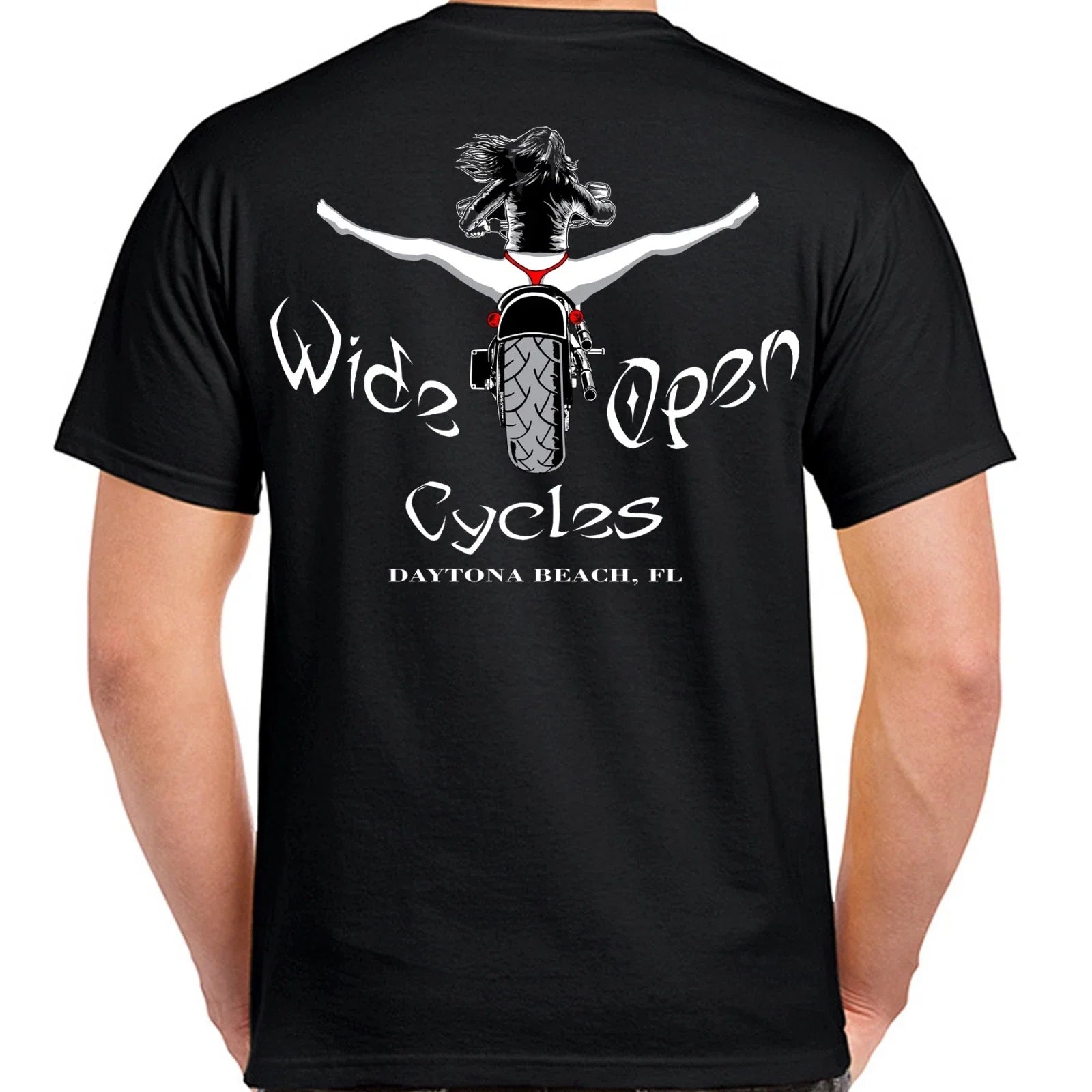 Original Wide Open Cycles Spread Eagle Funny Offensive Biker Stripper T Shirt Unisex T-shirt, Sweatshirt, Hoodie, Long Sleeve Tee - T-Shirt, Sweatshirt, Hoodie