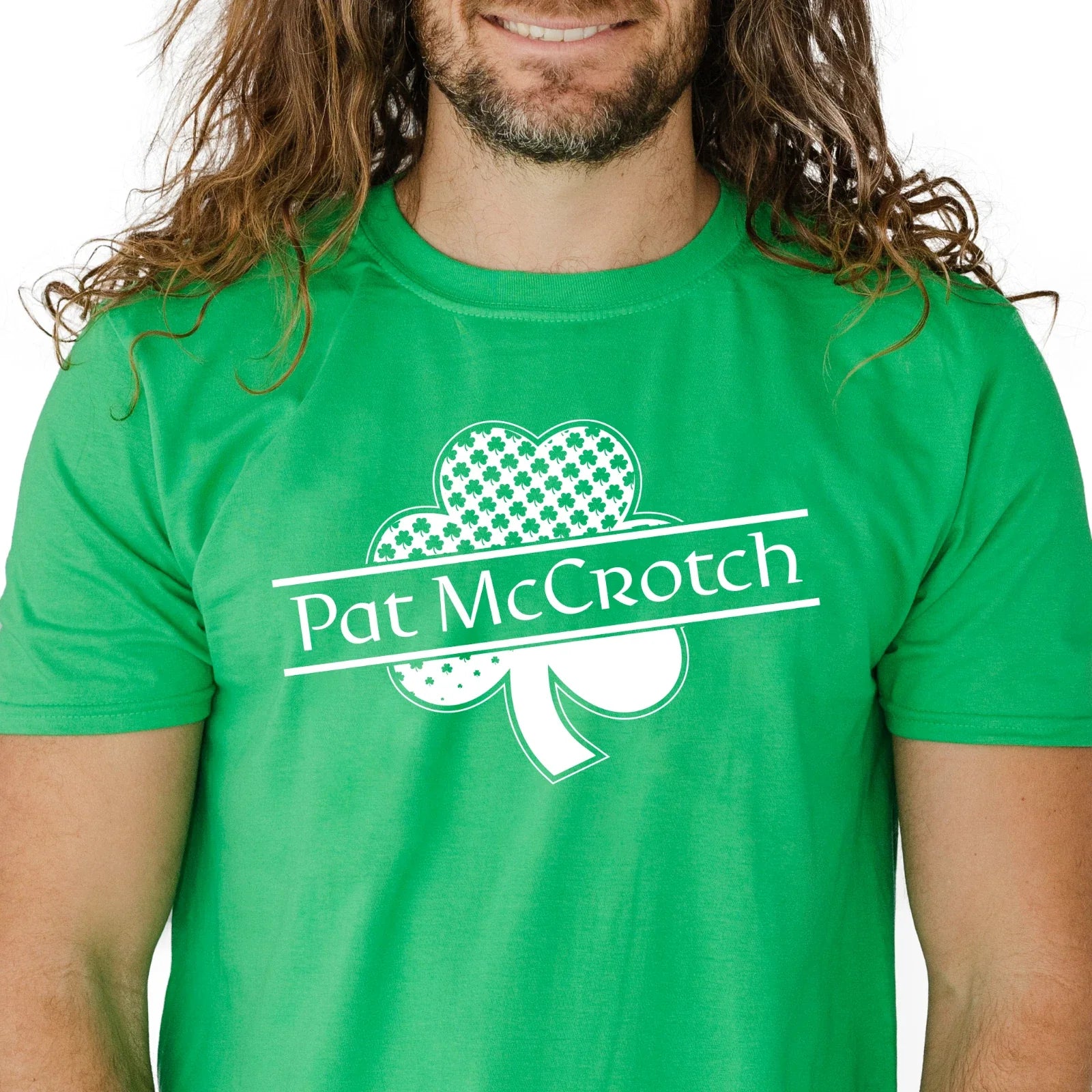 Pat McCrotch T-Shirt | Funny Offensive Sarcastic St. Patrick's Day Clover Tee Unisex T-shirt, Sweatshirt, Hoodie, Long Sleeve Tee - T-Shirt, Sweatshirt, Hoodie