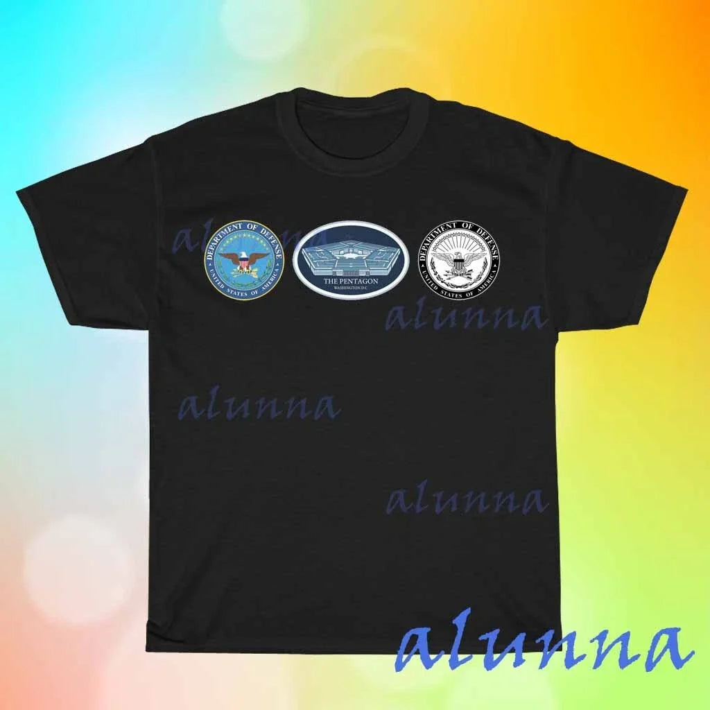 New Department of Defense Seal men's logo T-shirt Funny Size S to 5XL Unisex T-shirt, Sweatshirt, Hoodie, Long Sleeve Tee - T-Shirt, Sweatshirt, Hoodie