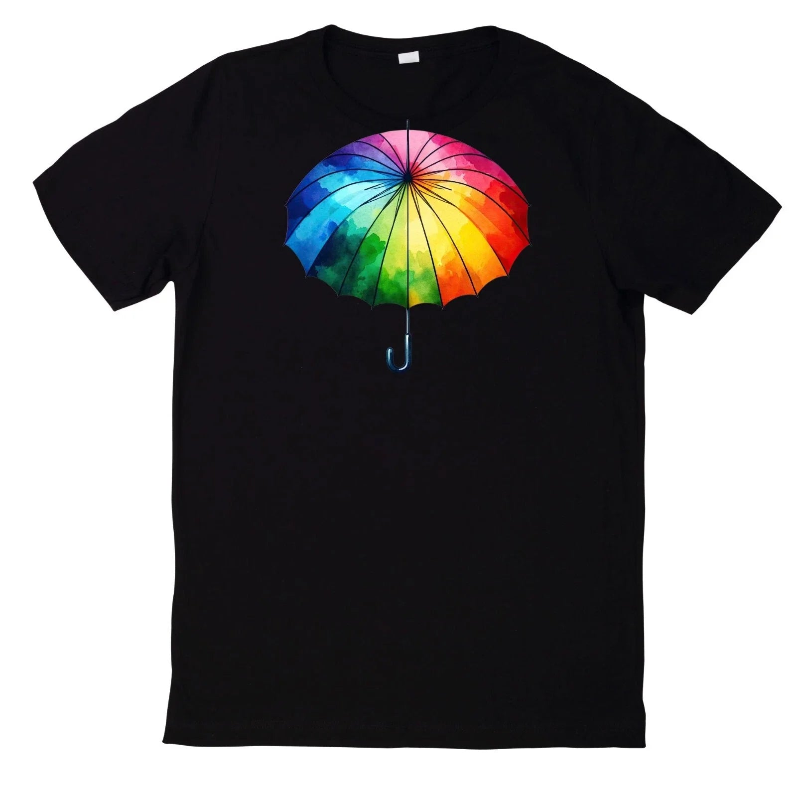 Rainbow Pride Print Cotton T-Shirt Unisex T-shirt, Sweatshirt, Hoodie, Long Sleeve Tee - T-Shirt, Sweatshirt, Hoodie