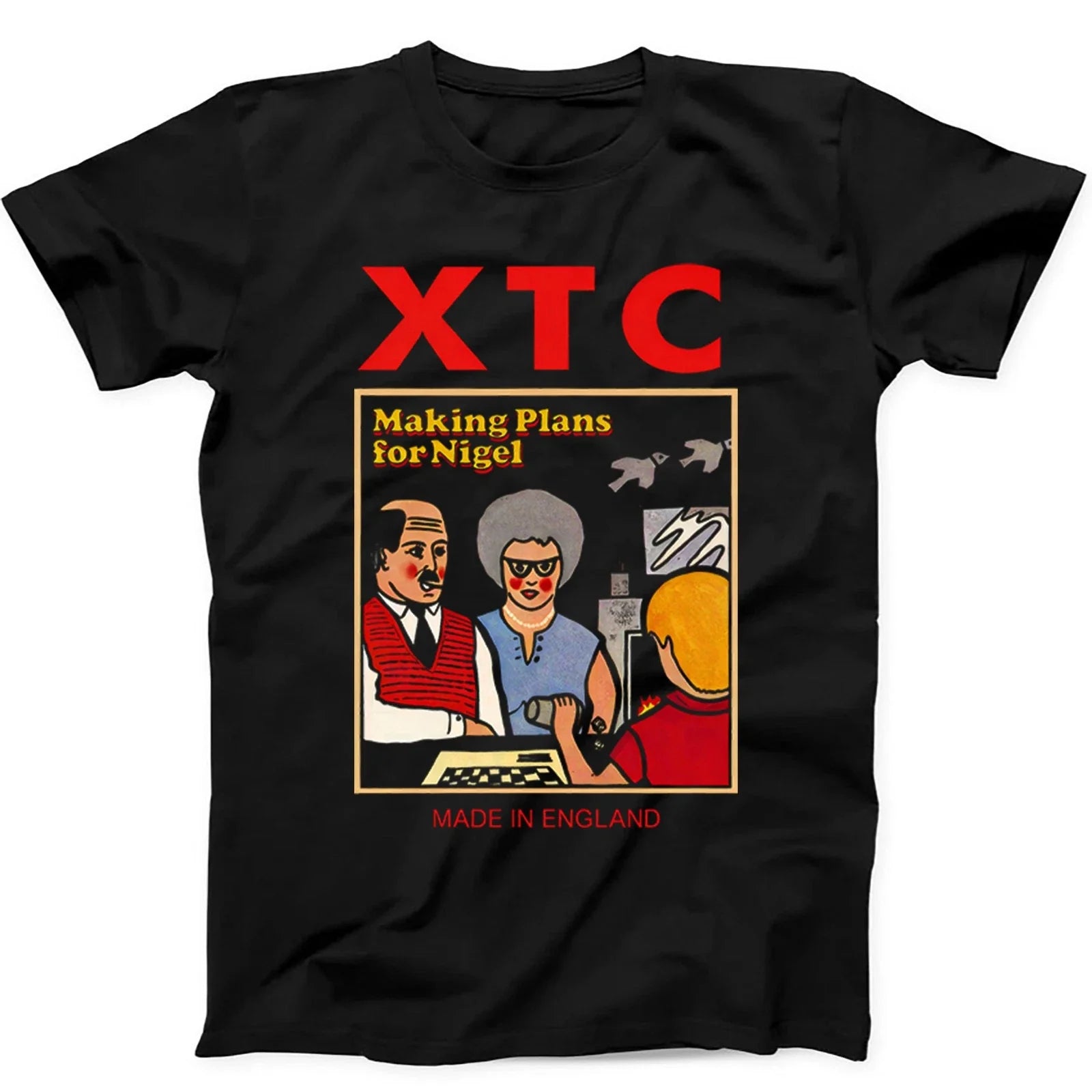 XTC Making Plans For Nigel Punk Rock  T Shirt Sweatshirt Hoodie 562 Unisex T-shirt, Sweatshirt, Hoodie, Long Sleeve Tee - T-Shirt, Sweatshirt, Hoodie